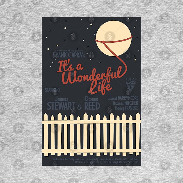 It's A Wonderful Life Movie Poster by Noir-N-More